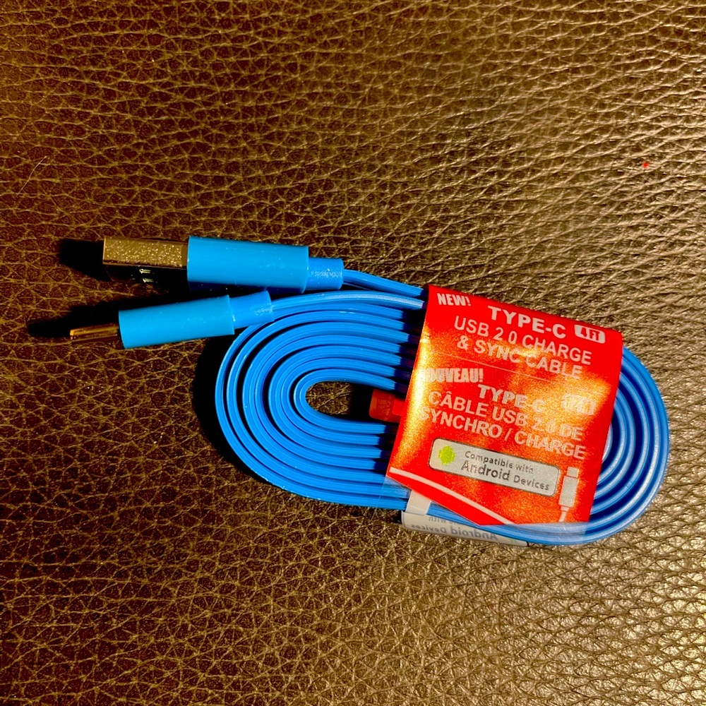 USB type C 4 ft charging cable